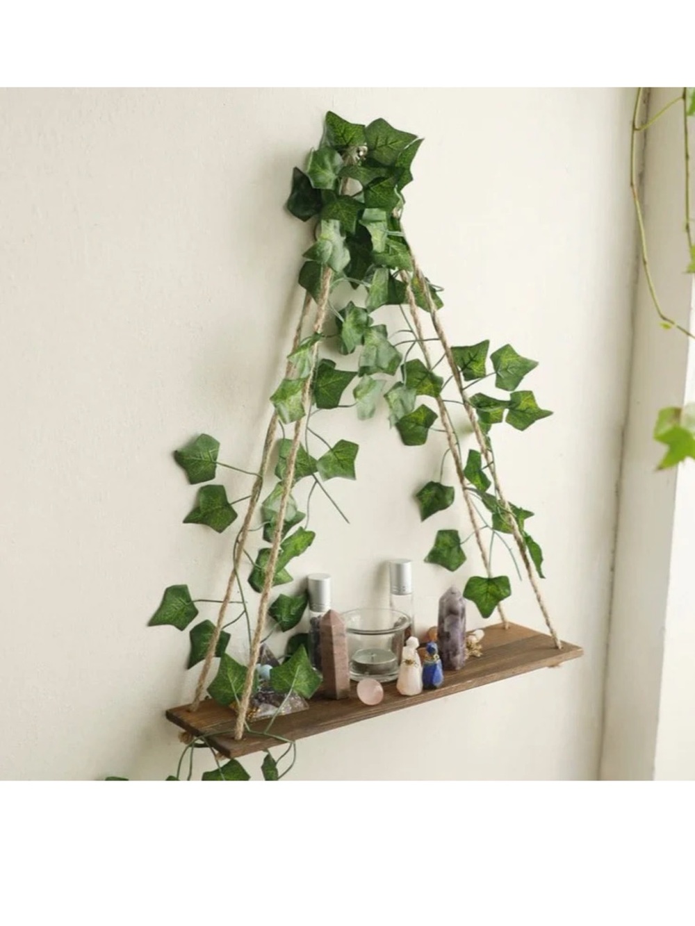 3 Boho Hanging Rope Shelves-Wall Decor! Brand New!